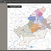 Frankfurt Postleitzahlen PLZ-5 Topographie Stadtbezirke Stadtteile Vektorkarte, Karte Frankfurt am Main PLZ, Karte Frankfurt am Main Postleitzahen, Karte Frankfurt am Main Stadtteile, Karte Frankfurt am Main Stadtbezirke, Vektorkarte Frankfurt, AI-Datei, download