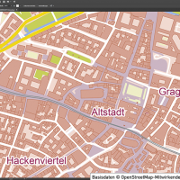 München-Zentrum mit Gebäuden Basiskarte Vektorkarte, Karte München, Vektorkarte München, Stadtplan München Innenstadt mit Gebäuden, Karte München AI-Datei download