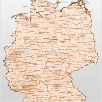 PowerPoint-Karte Deutschland Landkreise, Karte Landkreise Deutschland PowerPoint, PowerPoint-Landkarte Deutschland Landkreise