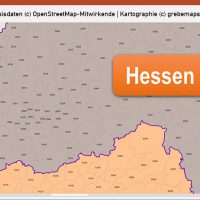 PowerPoint-Karte Deutschland Postleitzahlen PLZ-5 (5-stellig), Karte PowerPoint PLZ Deutschland, Karte PowerPoint PLZ 5-stellig Deutschland, Karte PowerPoint PLZ-5 Deutschland
