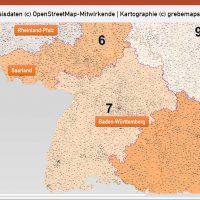 PowerPoint-Karte Deutschland Postleitzahlen PLZ-5 (5-stellig), Karte PowerPoint PLZ Deutschland, Karte PowerPoint PLZ 5-stellig Deutschland, Karte PowerPoint PLZ-5 Deutschland