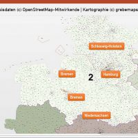 PowerPoint-Karte Deutschland Postleitzahlen PLZ-5 (5-stellig), Karte PowerPoint PLZ Deutschland, Karte PowerPoint PLZ 5-stellig Deutschland, Karte PowerPoint PLZ-5 Deutschland