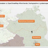 PowerPoint-Karte Deutschland Postleitzahlen PLZ-5 (5-stellig), Karte PowerPoint PLZ Deutschland, Karte PowerPoint PLZ 5-stellig Deutschland, Karte PowerPoint PLZ-5 Deutschland