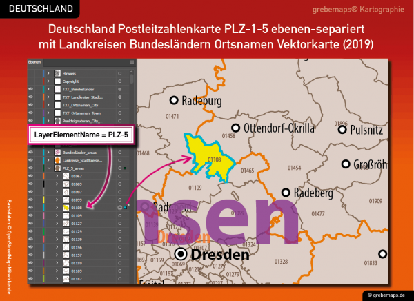 Postleitzahlen-Karte Deutschland mit Landkreisen Bundesländern Ortsnamen PLZ-5 Vektorkarte (2019), Postleitzahlen Karte Deutschland Vektor für Illustrator, Karte Deutschland PLZ Vektor, PLZ-Karte Deutschland 5-stellig, PLZ5-Karte Deutschland, PLZ-5 Karte, Postleitzahlenkarte, Karte Plz Gebiete, Plz Deutschland, Plz Gebiete Deutschland Karte, Postleitzahlengebiete Deutschland,