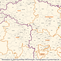 Karte Gemeinden Deutschland mit Landkreisen Vektorkarte (2019), Gemeindekarte Deutschland, Karte Gemeinden Deutschland, Vektorkarte Deutschland Gemeinden