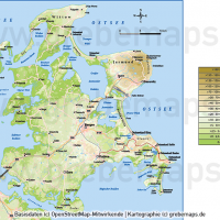 Rügen Vektorkarte Höhenschichten mit Gemeindegrenzen, Karte Insel Rügen, Basiskarte Rügen, Übersichtskarte Rügen mit Gemeindegrenzen, Vektorkarte Rügen download, Landkarte Rügen download, Karte Rügen für Print, AI-Datei, Inselkarte Rügen