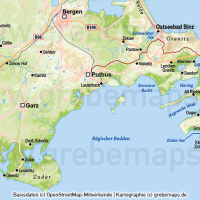 Rügen Vektorkarte Höhenschichten mit Gemeindegrenzen, Karte Insel Rügen, Basiskarte Rügen, Übersichtskarte Rügen mit Gemeindegrenzen, Vektorkarte Rügen download, Landkarte Rügen download, Karte Rügen für Print, AI-Datei, Inselkarte Rügen