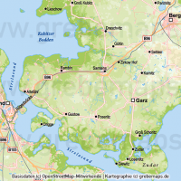 Rügen Vektorkarte Höhenschichten mit Gemeindegrenzen, Karte Insel Rügen, Basiskarte Rügen, Übersichtskarte Rügen mit Gemeindegrenzen, Vektorkarte Rügen download, Landkarte Rügen download, Karte Rügen für Print, AI-Datei, Inselkarte Rügen