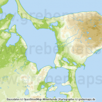 Rügen Vektorkarte Höhenschichten mit Gemeindegrenzen, Karte Insel Rügen, Basiskarte Rügen, Übersichtskarte Rügen mit Gemeindegrenzen, Vektorkarte Rügen download, Landkarte Rügen download, Karte Rügen für Print, AI-Datei, Inselkarte Rügen