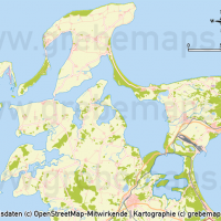 Rügen Vektorkarte mit Gemeindegrenzen Topographie, Karte Insel Rügen, Basiskarte Rügen, Übersichtskarte Rügen mit Gemeindegrenzen und Gemeindenamen, Vektorkarte Rügen, Inselkarte Rügen download, AI-Datei, Print