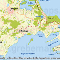 Rügen Vektorkarte mit Gemeindegrenzen Topographie, Karte Insel Rügen, Basiskarte Rügen, Übersichtskarte Rügen mit Gemeindegrenzen und Gemeindenamen, Vektorkarte Rügen, Inselkarte Rügen download, AI-Datei, Print