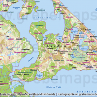 Usedom Inselkarte Vektorkarte Höhenschichten mit Gemeindegrenzen / Karte Insel Usedom / Basiskarte Usedom  / Übersichtskarte Usedom, Vektorkarte Usedom download, Inselkarte Usedom download Vektor AI, AI-Datei, Karte Insel Usedom Vektoren Gemeinden