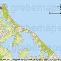 Usedom Vektorkarte Topographie mit Gemeindegrenzen, Karte Usedom Vektor download, Inselkarte Usedom AI-Datei, Inselkarte Usedom download, Karte Usedom download, Karte Vektor Usedom