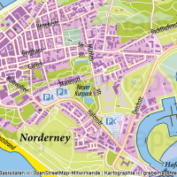 Norderney Ortsplan mit Gebäuden Vektorkarte / Karte Norderney / Ortsplan Norderney mit Gebäuden / Vektorkarte Norderney / Übersichtskarte Norderney, Karte Norderney Ortsplan download AI-Datei Vektorkarte Print Druck