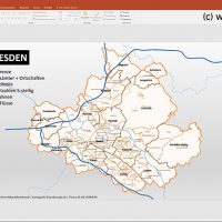 PowerPoint-Karte Dresden Postleitzahlen PLZ-5 Stadtteile Stadtbezirke, Karte PowerPoint Dresden Postleitzahlen 5-stellig, PowerPoint Dresden PLZ-5 Karte, Dresden Karte, Dresden PLZ, Vektorkarte Dresden für PowerPoint, Vektorkarte Stadtteile Dresden für PowerPoint, PowerPoint-Karte Stadtbezirke Dresden