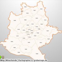 PowerPoint-Karte Region Stuttgart Postleitzahlen PLZ-5 (PLZ 5-stellig), Karte PowerPoint Region Stuttgart PLZ, Karte PowerPoint Region Stuttgart Postleitzahlen, Karte PowerPoint Region Stuttgart PLZ 5-stellig, Vektorkarte PowerPoint Region Stuttgart PLZ