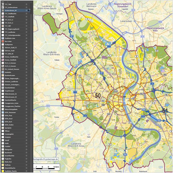 Köln Postleitzahlen PLZ-5 Topographie Stadtbezirke Stadtteile Vektorkarte, Karte Köln Stadtteile, Karte Köln Postleitzahlen, Karte Köln PLZ, Karte Köln PLZ-5, Karte Köln PLZ 5-stellig, Vektorkarte Köln AI-Datei download