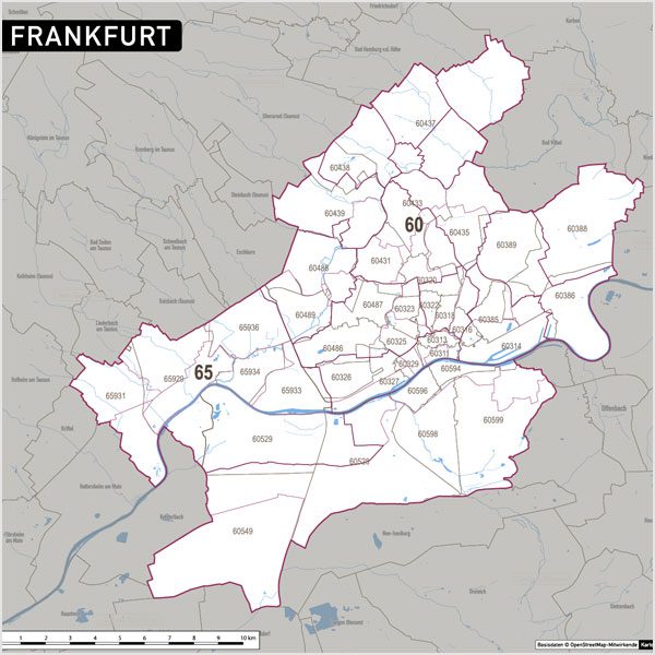 Frankfurt Postleitzahlen PLZ-5 Topographie Stadtbezirke Stadtteile Vektorkarte, Karte Frankfurt am Main PLZ, Karte Frankfurt am Main Postleitzahen, Karte Frankfurt am Main Stadtteile, Karte Frankfurt am Main Stadtbezirke, Vektorkarte Frankfurt, AI-Datei, download