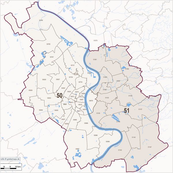 Köln Postleitzahlen-Karte PLZ-5 Vektorkarte, Karte Köln Postleitzahlen, , Karte Köln PLZ, Karte Köln PLZ-5, Karte Köln PLZ 5-stellig, Vektorkarte Köln PLZ, Vektorkarte Köln AI-Datei download