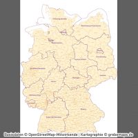 Postleitzahlen-Karte Deutschland mit Landkreisen Bundesländern Ortsnamen PLZ-5 Vektorkarte (2019), Postleitzahlen Karte Deutschland Vektor für Illustrator, Karte Deutschland PLZ Vektor, PLZ-Karte Deutschland 5-stellig, PLZ5-Karte Deutschland, PLZ-5 Karte, Postleitzahlenkarte, Karte Plz Gebiete, Plz Deutschland, Plz Gebiete Deutschland Karte, Postleitzahlengebiete Deutschland,