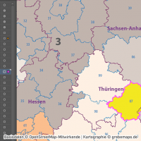 Postleitzahlen-Karte Deutschland PLZ-1-2-3 ebenen-separiert mit Landkreisen Orten Bundesländern Vektorkarte (2019), PLZ-Karte Deutschland 3-stellig, Vektorkarte PLZ Deutschland, AI-Datei, download, editierbar