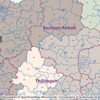 Postleitzahlen-Karte Deutschland PLZ-1-2-3 ebenen-separiert mit Landkreisen Orten Bundesländern Vektorkarte (2019), PLZ-Karte Deutschland 3-stellig, Vektorkarte PLZ Deutschland, AI-Datei, download, editierbar