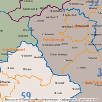 Postleitzahlen-Karte Deutschland PLZ-1-2 mit Landkreisen Bundesländern Orte Vektorkarte (2019),PLZ-Karte Deutschland 2-stellig mit Landkreisen, PLZ-Karte Vektor Deutschland, AI-Datei, editierbar, download, Karte Postleitzahlen Deutschland