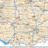 Business-/Grafiker-BasiskartenSet Deutschland Landkreise Autobahnen Orte Postleitzahlen PLZ-1-2 Vektorkarte DIN A3 (2019), Karte PLZ Deutschland 2-stellig, Vektor-Karte PLZ-2 Deutschland, Karte Landkreise Deutschland, AI-Datei, download, editierbar