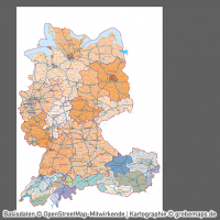 Deutschland Austria-Österreich Schweiz D-A-CH Vektorkarte DIN A2 mit Autobahnen Orten (2019), Karte Deutschland Österreich Schweiz, Vektorkarte Deutschland Österreich Schweiz, Karte Vektor AI Deutschland Österreich Schweiz, AI-Datei, download, editierbar, Karte D-A-CH, Vektorkarte D-A-CH, Karte Deutschland Landkreise, Karte D-A-CH Bundesländer Kantone