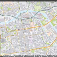 Berlin Stadtplan Gebäude Strassennamen Vektorkarte, Karte Berlin Vektor, Stadtplan Berlin Straßen, Vektorkarte Stadtplan Berlin Gebäude, Vektorkarte Berlin, Berlin Stadtplan editierbar, AI-Datei, Illustrator Karte Berlin