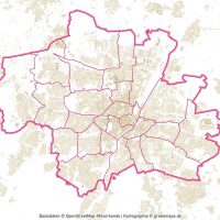 München Stadtplan mit Stadtbezirken Stadtteilen Postleitzahlen PLZ-5 Gebäuden Vektorkarte, Karte München Stadtbezirke, Karte München Stadtteile, Karte München Postleitzahlen, Karte PLZ München, AI, download, editierbar, ebenen-separiert, Vektorkarte München, Stadtplan München Vektor, PLZ-Karte München