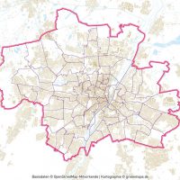 München Stadtplan mit Stadtbezirken Stadtteilen Postleitzahlen PLZ-5 Gebäuden Vektorkarte, Karte München Stadtbezirke, Karte München Stadtteile, Karte München Postleitzahlen, Karte PLZ München, AI, download, editierbar, ebenen-separiert, Vektorkarte München, Stadtplan München Vektor, PLZ-Karte München