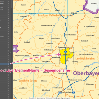 Oberbayern Vektorkarte Gemeinden Landkreise Postleitzahlen PLZ-5 Autobahnen, Karte Oberbayern Gemeinden, Karte Oberbayern Postleitzahlen, PLZ-5 Karte Oberbayern, PLZ-Karte Oberbayern, Karte Oberbayern Vektor, Karte Oberbayern administrativ, Vektorkarte Oberbayern Gemeinden, AI, download, editierbar, ebenen-separiert