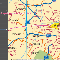 Oberbayern Vektorkarte Gemeinden Landkreise Postleitzahlen PLZ-5 Autobahnen, Karte Oberbayern Gemeinden, Karte Oberbayern Postleitzahlen, PLZ-5 Karte Oberbayern, PLZ-Karte Oberbayern, Karte Oberbayern Vektor, Karte Oberbayern administrativ, Vektorkarte Oberbayern Gemeinden, AI, download, editierbar, ebenen-separiert