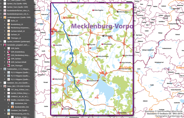 Ostdeutschland Vektorkarte Landkreise Gemeinden Postleitzahlen PLZ-5 Bundesländer, Karte Brandenburg Gemeinden, Karte Thüringen PLZ, Karte Sachsen Gemeinden, Karte Mecklenburg-Vorpommern Postleitzahlen, Karte Sachsen-Anhalt Landkreise, AI, download, editierbar, ebenen-separiert