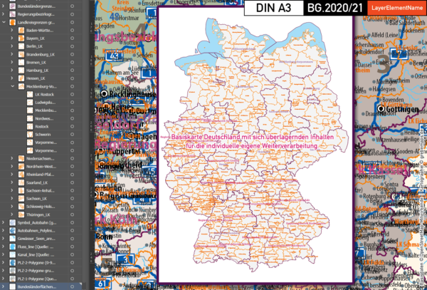 Karte Deutschland Landkreise, Karte Deutschland Postleitzahlen PLZ-1-2, PLZ-Karte Deutschland, Vektorkarte Deutschland Landkreise, Vektorkarte Deutschland PLZ 2-stellig, vector map germany plz, vector map germany illustrator, ai, editierbar, ebenen-separiert, download