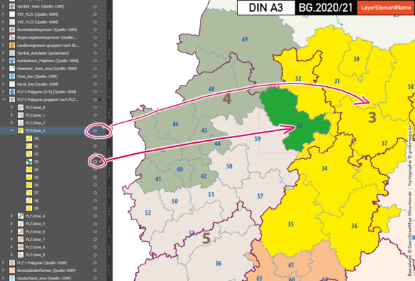 Karte Deutschland Landkreise, Karte Deutschland Postleitzahlen PLZ-1-2, PLZ-Karte Deutschland, Vektorkarte Deutschland Landkreise, Vektorkarte Deutschland PLZ 2-stellig, vector map germany plz, vector map germany illustrator, ai, editierbar, ebenen-separiert, download