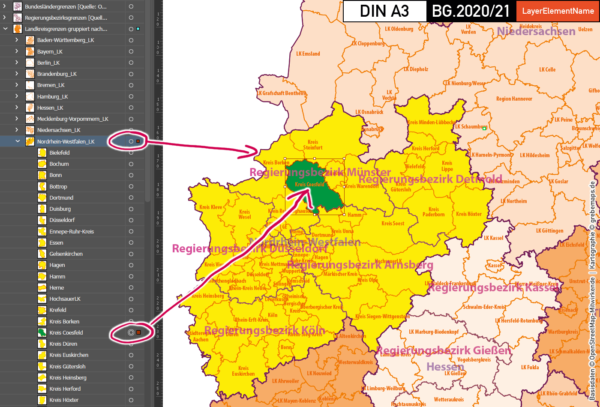 Karte Deutschland Landkreise, Karte Deutschland Postleitzahlen PLZ-1-2, PLZ-Karte Deutschland, Vektorkarte Deutschland Landkreise, Vektorkarte Deutschland PLZ 2-stellig, vector map germany plz, vector map germany illustrator, ai, editierbar, ebenen-separiert, download