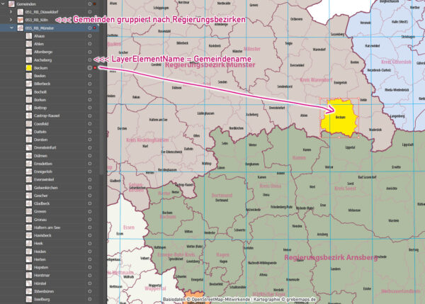 Nordrhein-Westfalen Vektorkarte NRW Regierungsbezirke Landkreise Gemeinden Postleitzahlen PLZ-5, Karte Nordrhein-Westfalen PLZ, Karte Nordrhein-Westfalen Gemeinden, Karte Nordrhein-Westfalen Landkreise, Karte Nordrhein-Westfalen Postleitzahlen, Karte NRW, Landkarte NRW, Karte NRW administrativ AI, download, editierbar, ebenen-separiert