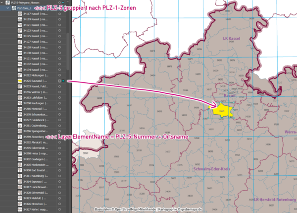 Hessen Vektorkarte Landkreise Gemeinden Postleitzahlen PLZ-5 Autobahnen, Karte Hessen PLZ, PLZ Karte Hessen, Karte Hessen Gemeinden, Karte Hessen Landkreise, Vektorkarte Hessen Postleitzahlen, Karte PLZ 5-stellig Hessen, vector map Hessen, AI, download, editierbar