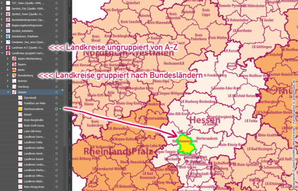 Deutschland Vektorkarte Landkreise Stadtkreise Bundesländer Regierungsbezirke Autobahnen Basiskarte (2021), vector map germany counties, Vektorkarte Deutschland Landkreise, Landkarte Deutschland Landkreise, Karte Landkreise Deutschland, Karte AI Deutschland Landkreise, Karte Deutschland Illustrator AI, download, editierbar