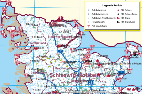 Deutschland Basiskarte Vektorkarte Bundesländer Regierungsbezirke Landkreise Autobahnen, Vektorkarte Deutschland Landkreise, AI-Datei, Illustrator, download, edtierbar, Vektorgrafik, Landkarte Deutschland Landkreise