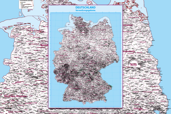 Deutschland administrative Verwaltungskarte Bundesländer Regierungsbezirke Landkreise Gemeinden Vektorkarte Landkarte, Karte Deutschland Gemeinden, Gemeindekarte Deutschland, Vektorkarte Deutschland Gemeinden, AI-Datei, Vektorkarte, download, editierbar, Vektorgrafik