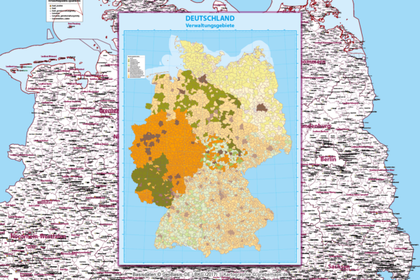 Deutschland administrative Verwaltungskarte Bundesländer Regierungsbezirke Landkreise Gemeinden Vektorkarte Landkarte, Karte Deutschland Gemeinden, Gemeindekarte Deutschland, Vektorkarte Deutschland Gemeinden, AI-Datei, Vektorkarte, download, editierbar, Vektorgrafik