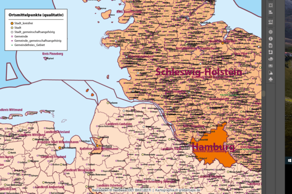 Deutschland administrative Verwaltungskarte Bundesländer Regierungsbezirke Landkreise Gemeinden Vektorkarte Landkarte, Karte Deutschland Gemeinden, Gemeindekarte Deutschland, Vektorkarte Deutschland Gemeinden, AI-Datei, Vektorkarte, download, editierbar, Vektorgrafik