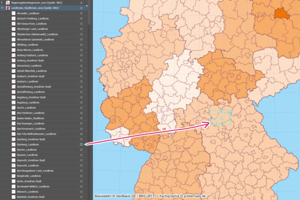 Deutschland administrative Verwaltungskarte Bundesländer Regierungsbezirke Landkreise Gemeinden Vektorkarte Landkarte, Karte Deutschland Gemeinden, Gemeindekarte Deutschland, Vektorkarte Deutschland Gemeinden, AI-Datei, Vektorkarte, download, editierbar, Vektorgrafik