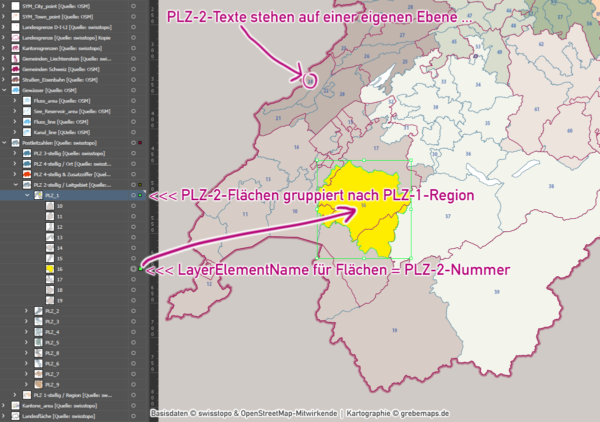 Schweiz Vektorkarte Postleitzahlen PLZ-1-2-3-4-6 Kantone Gemeinden, Postleitzahlen-Karte Schweiz, Karte PLZ Schweiz, PLZ-Karte Schweiz, Karte Postleitzahlen Schweiz, Landkarte PLZ Schweiz, Vektorkarte PLZ Schweiz, vector map, ai, download, editierbar