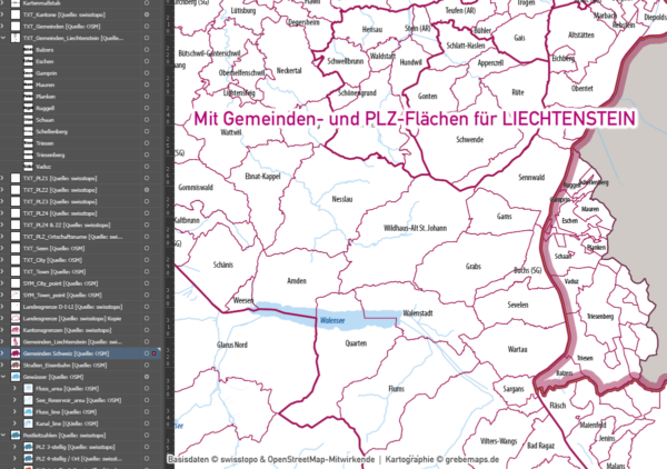 Schweiz Vektorkarte Postleitzahlen PLZ-1-2-3-4-6 Kantone Gemeinden, Postleitzahlen-Karte Schweiz, Karte PLZ Schweiz, PLZ-Karte Schweiz, Karte Postleitzahlen Schweiz, Landkarte PLZ Schweiz, Vektorkarte PLZ Schweiz, vector map, ai, download, editierbar