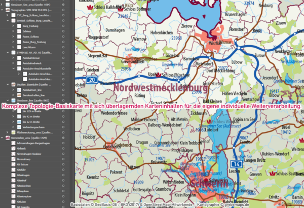 Mecklenburg-Vorpommern Vektorkarte Landkreise Gemeinden Postleitzahlen PLZ-5, Landkarte Mecklenburg-Vorpommern, Kartengrafik Mecklenburg-Vorpommern, Vektorkarte Mecklenburg-Vorpommern, vector map Mecklenburg-Vorpommern, Karte Meck-Pomm, Karte MV, Karte Postleitzahlen, AI, download, editierbar, Karte Mecklenburg-Vorpommern für Illustrator