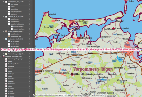 Mecklenburg-Vorpommern Vektorkarte Landkreise Gemeinden Postleitzahlen PLZ-5, Landkarte Mecklenburg-Vorpommern, Kartengrafik Mecklenburg-Vorpommern, Vektorkarte Mecklenburg-Vorpommern, vector map Mecklenburg-Vorpommern, Karte Meck-Pomm, Karte MV, Karte Postleitzahlen, AI, download, editierbar, Karte Mecklenburg-Vorpommern für Illustrator